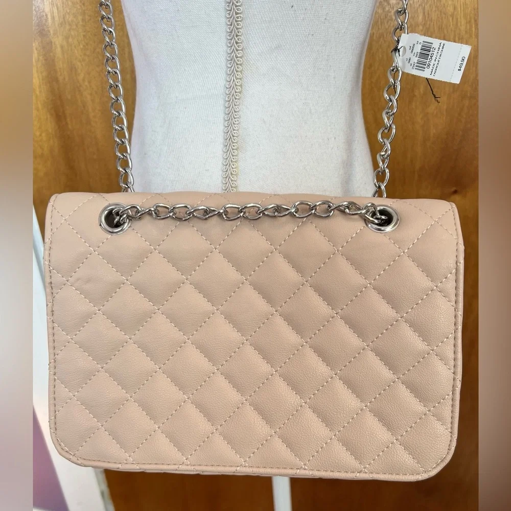 Express NWT Blush Chain Crossbody Shoulder Bag - Picture 5 of 10